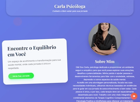 Website Design - Psicóloga